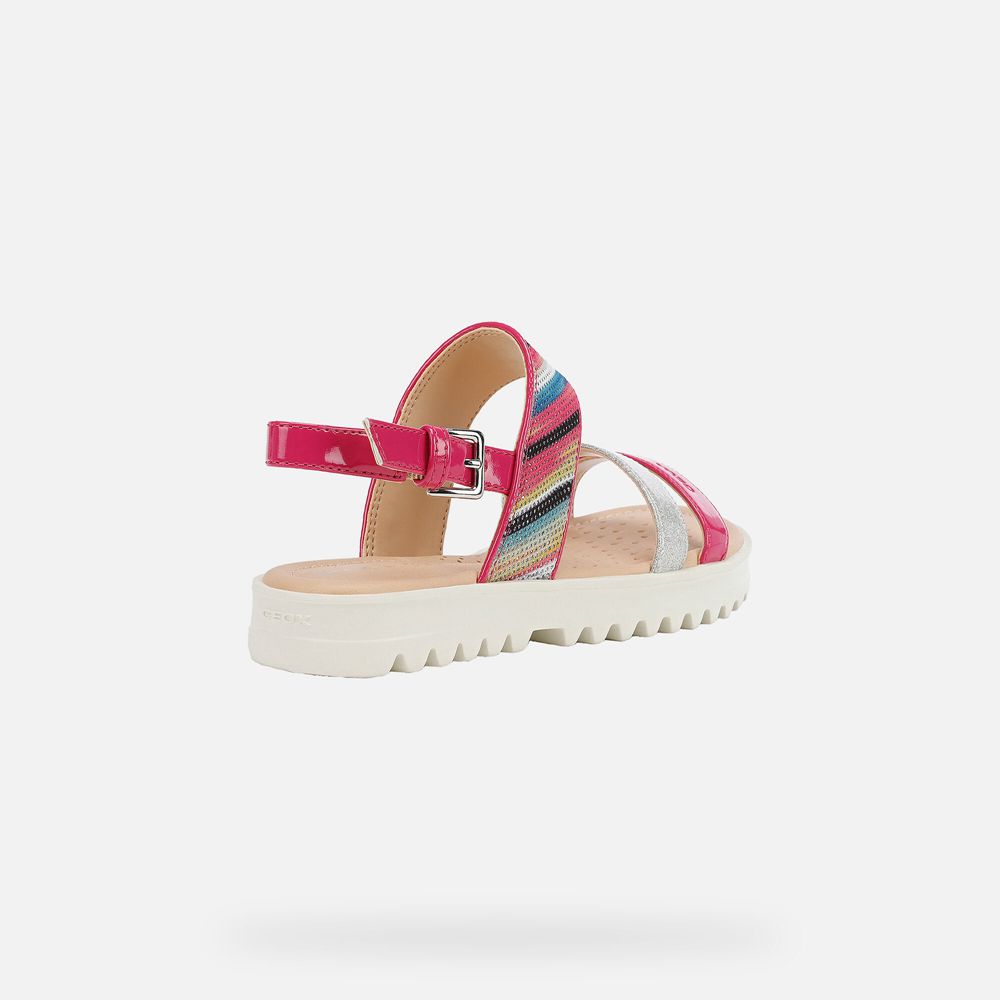 Sandalias Geox Menina Rosa - Coralie - PJOSQ8792